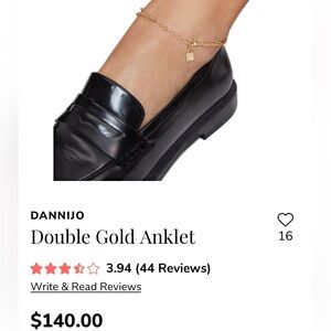 Dannijo Gold Anklet